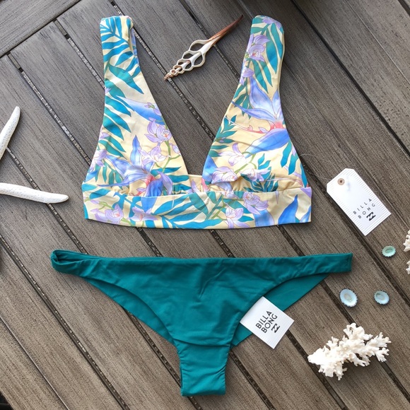 🌴🔆BILLABONG-LOVE PALMS PLUNGE SOL SEARCHER TANGO - Picture 5 of 13